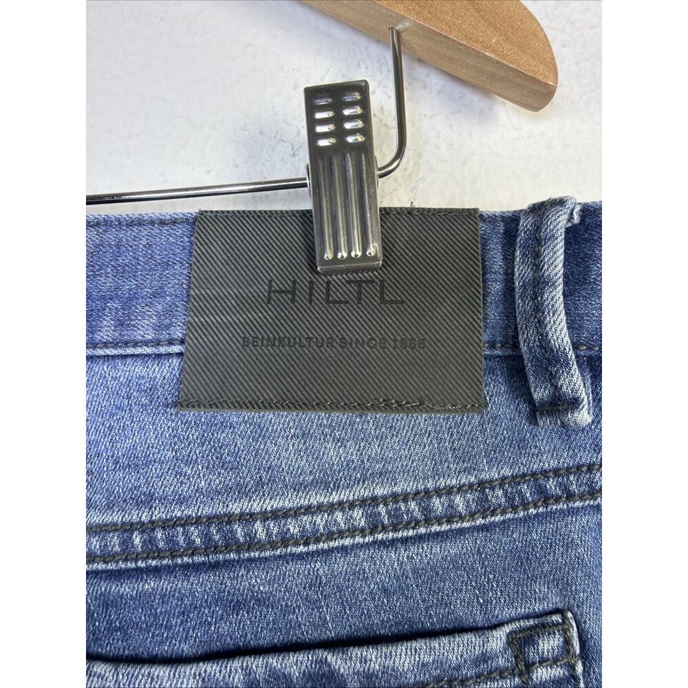 HILTL 36 X 34 Dude Denim Jeans Stretch 5-Pocket Mens straight 41480 western - Picture 5 of 14
